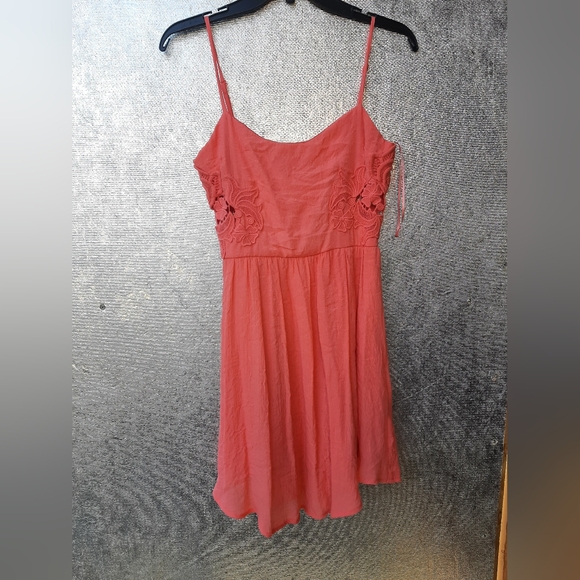 Socialite coral/punk dress - Picture 6 of 7